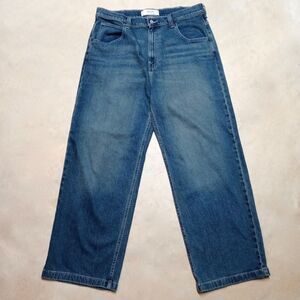 Hollister Super Baggy Wide Leg 36x32 Stretch Denim Skater Relaxed Grunge